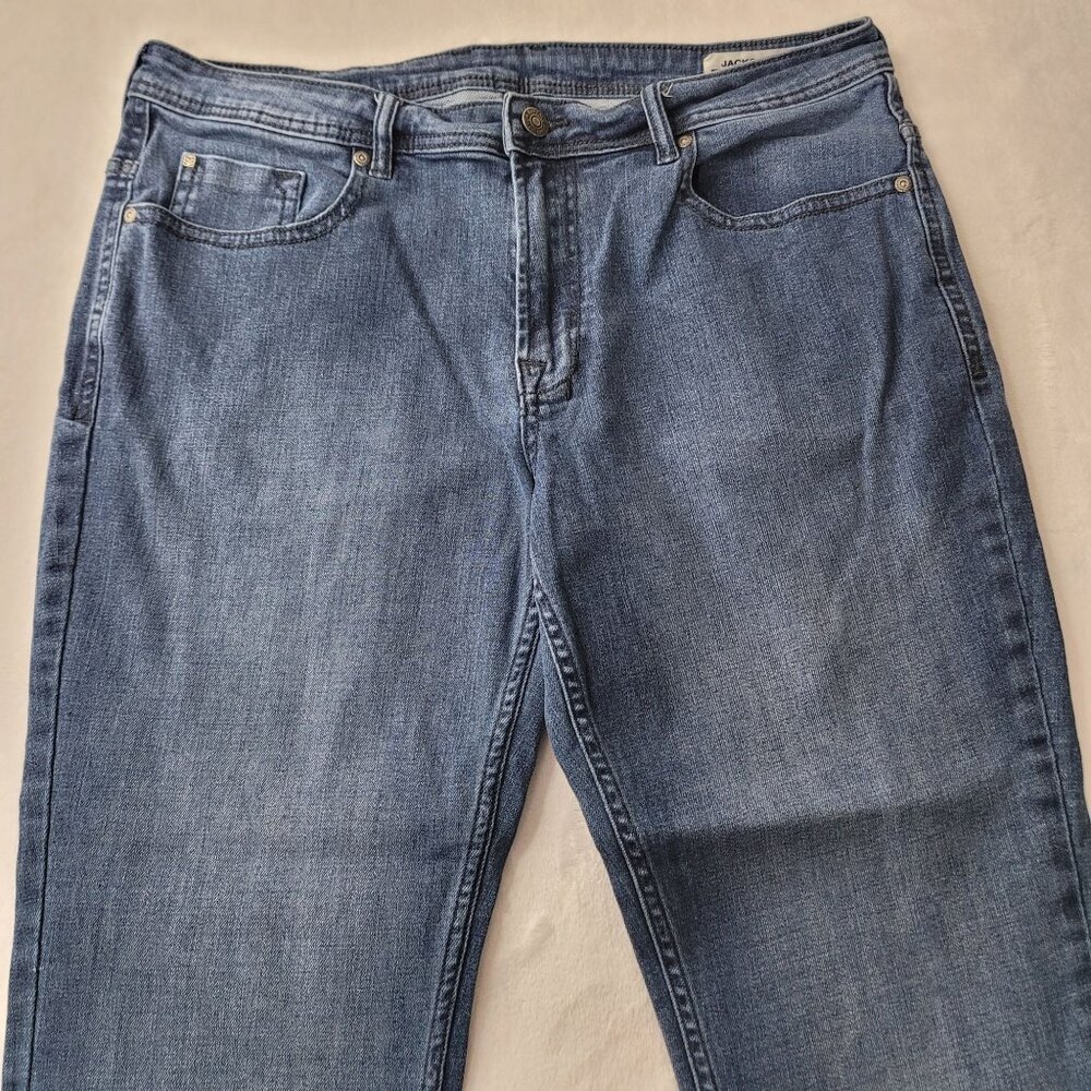 Buffalo David Bitton Jackson-X Straight Stretch Men's Blue Denim Jeans Sz 36X32 - Picture 3 of 12